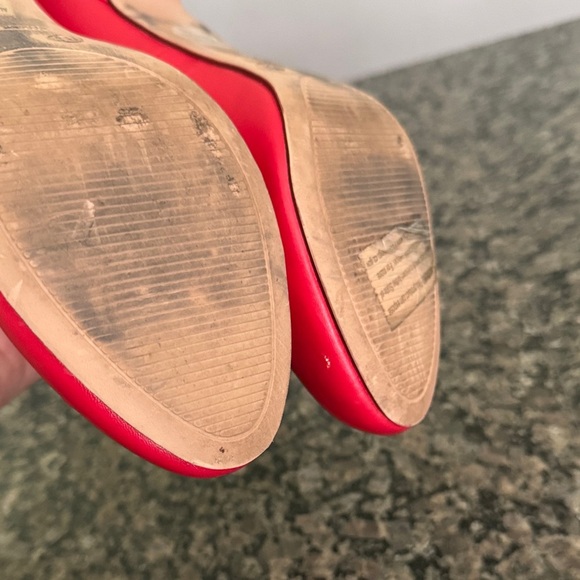 Chase + Chloe Kimmy Red Cutout Mary Jane Heels EUC 8.5 - Picture 13 of 14
